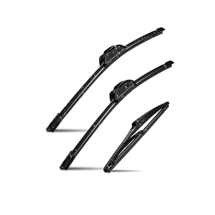 3 Wipers Factory Replacement for Toyota Highlander 2008-2019 Original Equipment Windshield Wiper Blades Set 26"+20"+12" (Set of 3) U/J HOOK by NAVOTY - Used - Very Good condition - US$16.92