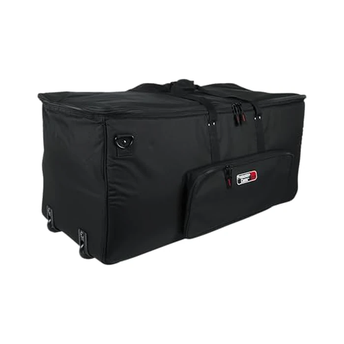 Gator Cases Protechtor Series Lightweight Padded Electronic Drum Kit Bag with Adjustable Interior Padding, Tow Handle, and Wheels - Large 36" x 16" x 16" Interior (GP-EKIT3616-BW) by Gator - Image 1