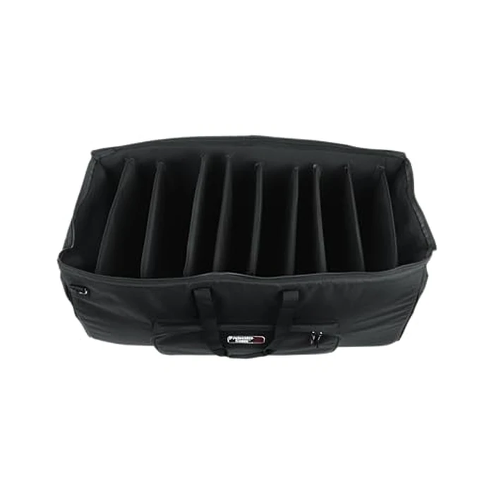 Gator Cases Protechtor Series Lightweight Padded Electronic Drum Kit Bag with Adjustable Interior Padding, Tow Handle, and Wheels - Large 36" x 16" x 16" Interior (GP-EKIT3616-BW) by Gator - Image 3