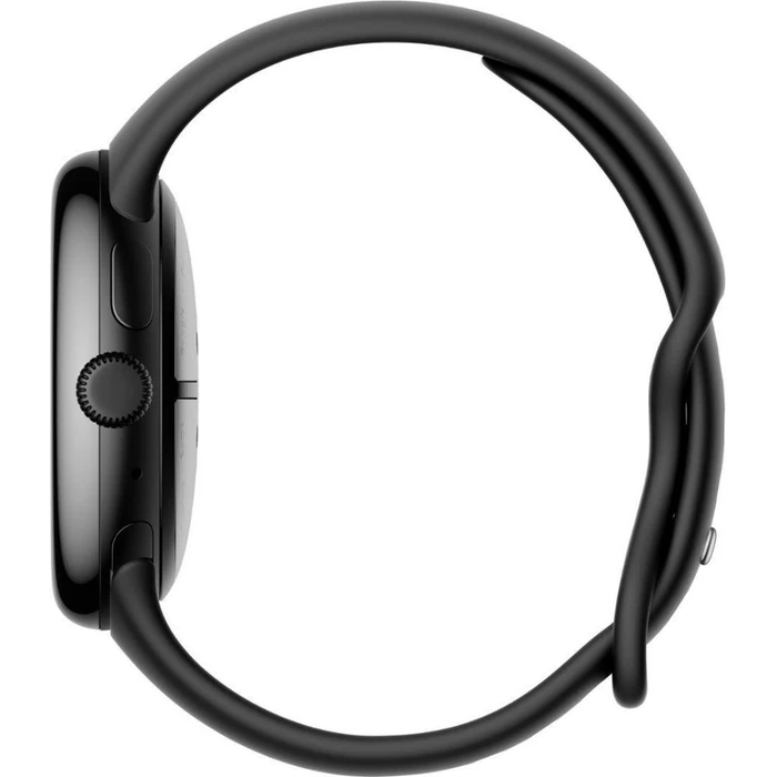 Google Pixel Watch 3 (Bluetooth + LTE) - 32GB - 41mm - Matte Black 100% Recycled Aluminum Case with Obsidian Fluoroelastomer Active Band by Google - Image 3