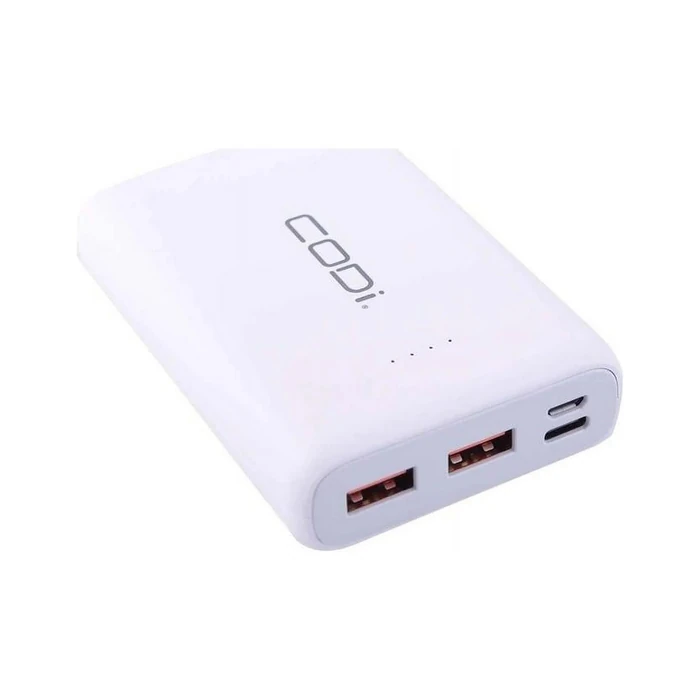 Codi 10000 mAh Powerbank w QC A03031 - White by Codi - Refurbished - Excellent condition - US$95.55