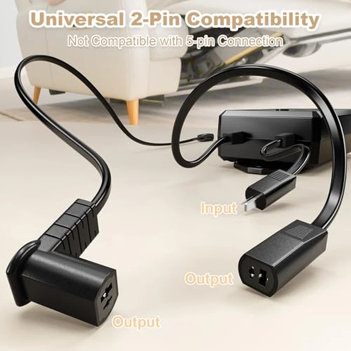 Battery Pack for Reclining Furniture with Charger, 2500mAh Universal Recliner Battery Pack Rechargeable, 2 Pin Batteries Packs for Reclining Furniture W/LED Display for Electric Sofa Couch Lift Chair by pojifi - Image 2