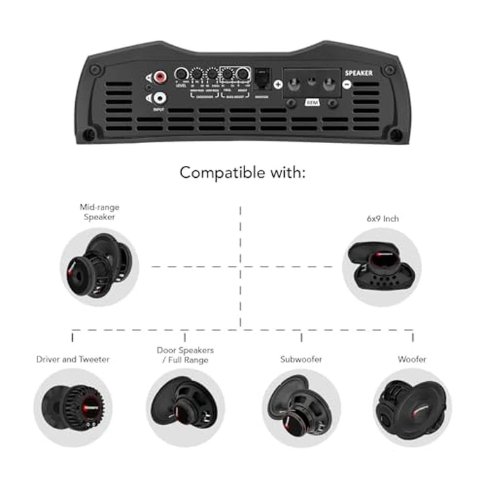 Taramps MD 5000.1 Amplifier 2 Ohms 5000 Watts RMS 1 Channel Full Range, Car Audio Monoblock, LED Monitor Indicator Class D, Great for Subwoofer, MD 5k by Taramp's - Image 7