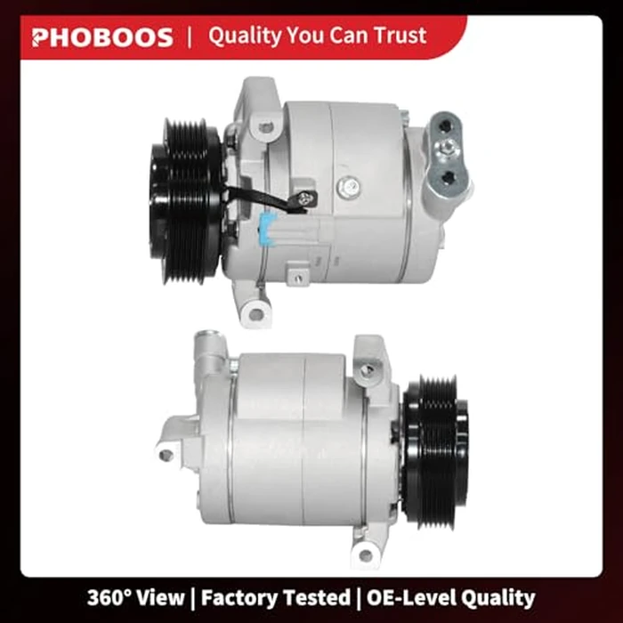 PHOBOOS A/C Compressor with Clutch Compatible with Chevrolet Camaro 2010-2015 V6 3.6L. Fast Cooling, Low Noise, Easy Installation, Ref. CO 22258C by PHOBOOS - Image 7