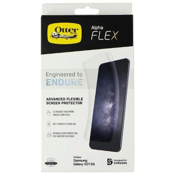 Otterbox Alpha Flex Advanced Flexible Screen Protector for Galaxy S21 (5G) - Clear by Otterbox - Image 1