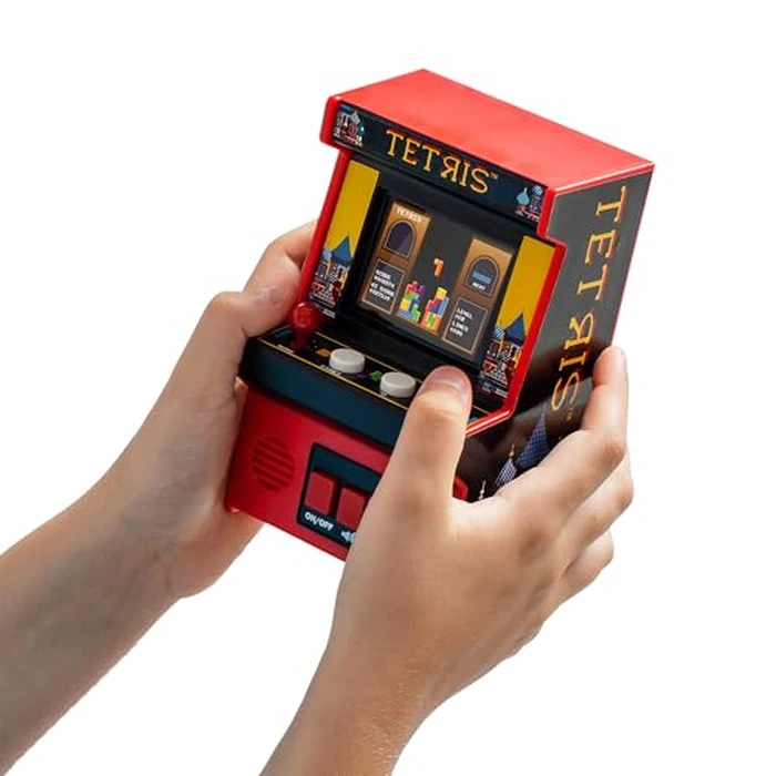 Arcade Classics - Retro Mini Arcade Game, Full Color Screen, Classic Handheld Electronic Game Console, 90s Toy, Great Gift for Kids 8+, Tetris by ARCADE CLASSICS - Used - Acceptable condition - US$18.82