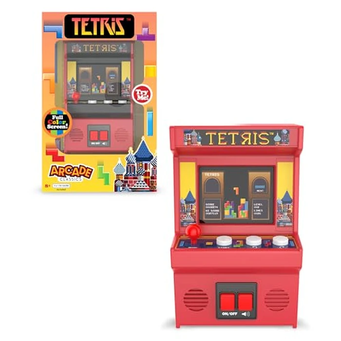 Arcade Classics - Retro Mini Arcade Game, Full Color Screen, Classic Handheld Electronic Game Console, 90s Toy, Great Gift for Kids 8+, Tetris by ARCADE CLASSICS - Image 6
