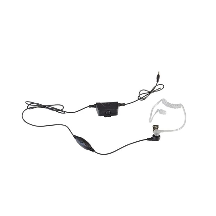 Milicom Acoustic Tube Smart 2-In-1 Single Earphones - Black by Milicom - Refurbished - Premium condition