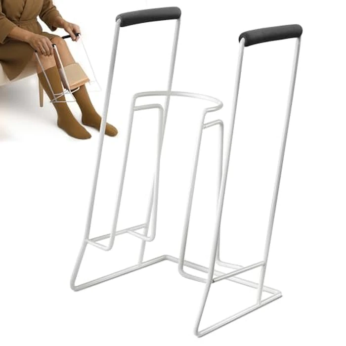 Mars Wellness Stocking Donner Sock Aid Tool for Compression Socks Men or Women - Large - Strong Metal Design with Soft Foam Grips - Dressing Aid Hip Kit Easy Use with Stockings and Compression Socks by MARS WELLNESS - Image 1