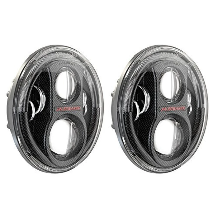 J.W. Speaker 8700 Evolution J2 Carbon Fiber 7" Round 8700 Evolution J2, 2 Pack, Black by J.W. SPEAKER - Image 2