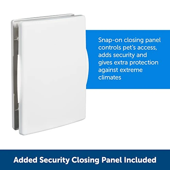 PetSafe Extreme Weather Pet Door - Insulated Weather-Resistant Dog & Cat Door with Durable Plastic Frame - Maximum Energy-Saving Efficiency - Medium - for Dogs & Cats up to 40 lbs by PetSafe - Image 4