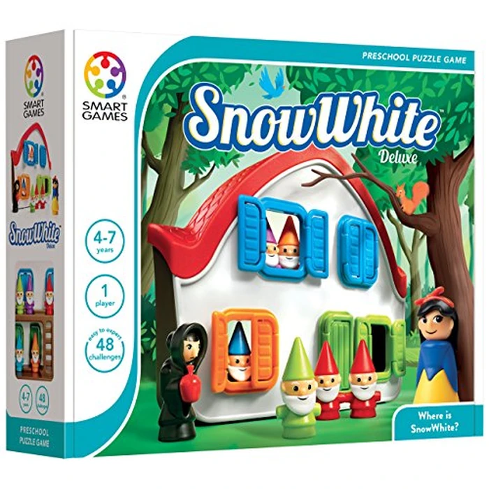 SmartGames - Snow White Deluxe - Educational Brainstorming - Multi-Level Strategy Game and Skill Building - Logic and Thinking Game - 4 Years + - 1 Player - Multilingual - 519874. by SmartGames - Used - Acceptable condition - CA$27.91