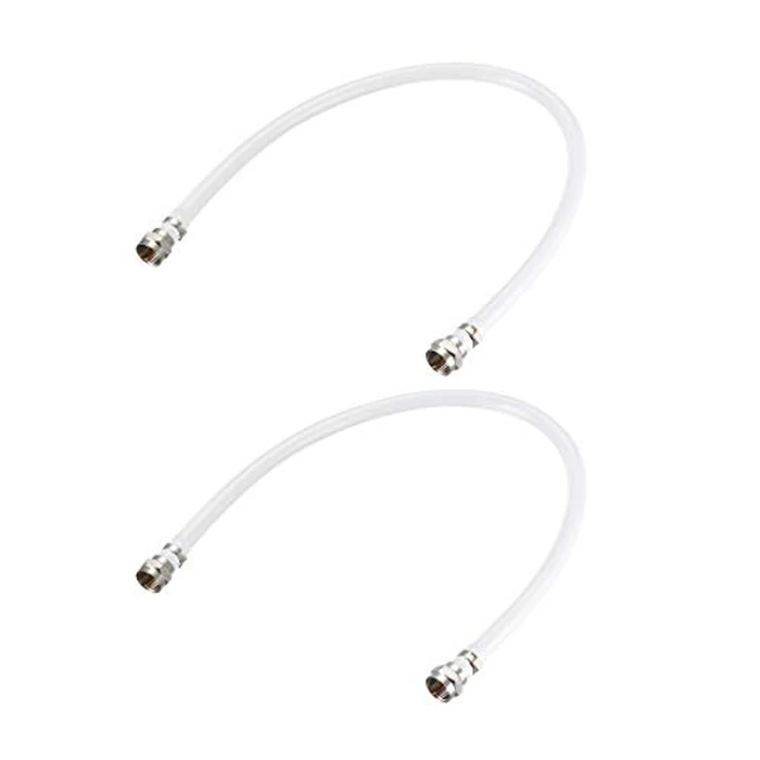 uxcell RG6 Coaxial Cable with F Type Male to F Type Male Connectors 1 ft 2pcs by uxcell - Image 1
