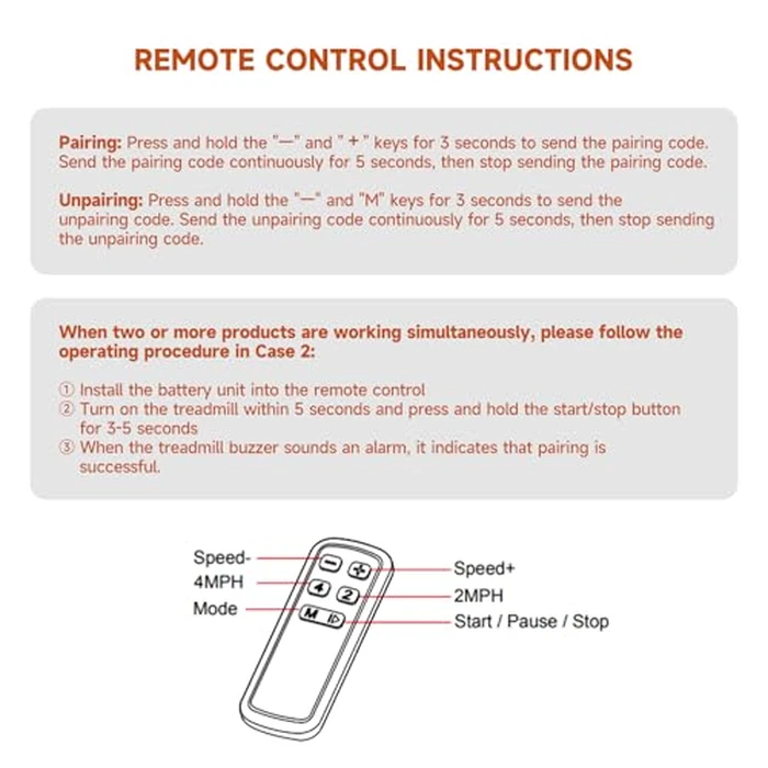 ZWP Replacement Remote Control for Aiteid 930N 380FC,OKAYFOX Bar273,Buztrio LF-X2D,VITALWALK TM02GY,Rockvale LF386,Rellfit T01-TL,CIIHI C AM980, Dskeuzeew, Kerolina, AoraPulse Walking Pad Treadmill by ZWP - Image 6