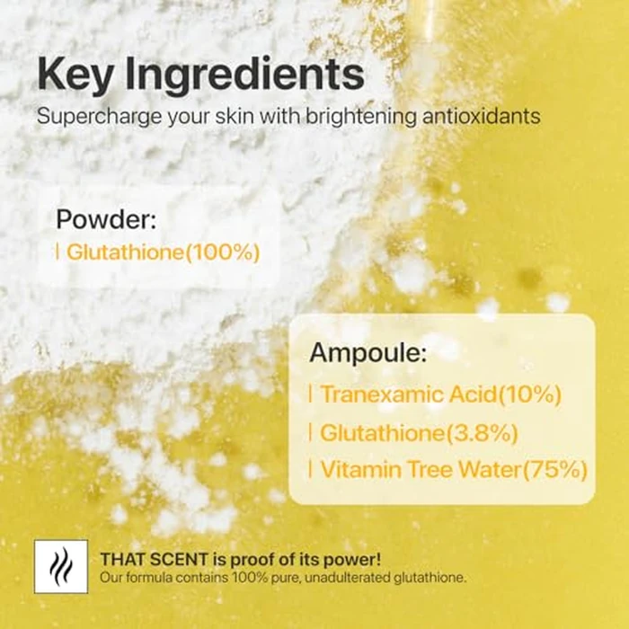 numbuzin No.5 Glutathione TXA Dark Spot Ampoule, Targeted Tone Care Concentrate for Dark Spots & Uneven Skin, Tranexamic Acid, Niacinamide, Vitamin Tree Water, Korean Skincare, 10.7g by numbuzin - Image 7