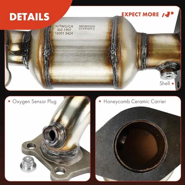 A-Premium Right Firewall Side Catalytic Converter with Gasket Kit Direct-Fit Compatible with Chevrolet Impala 2014-2018 & Buick LaCrosse 2012-2016 & Cadillac XTS 2013-2016, 3.6L, E.P.A. Compliant by A-Premium - Image 8