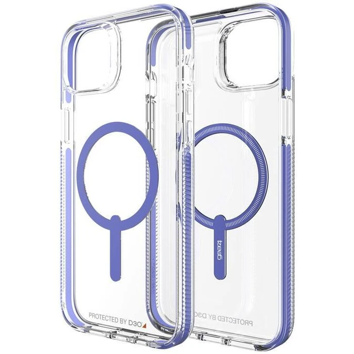 Zagg Gear4 Piccadilly Snap Phone Case with Magsafe for iPhone 14 Plus - Periwinkle/Clear by Zagg - Image 4