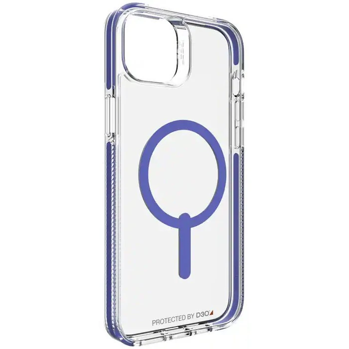 Zagg Gear4 Piccadilly Snap Phone Case with Magsafe for iPhone 14 Plus - Periwinkle/Clear by Zagg - Image 3