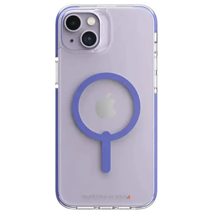 Zagg Gear4 Piccadilly Snap Phone Case with Magsafe for iPhone 14 Plus - Periwinkle/Clear by Zagg - Refurbished - Brand New condition