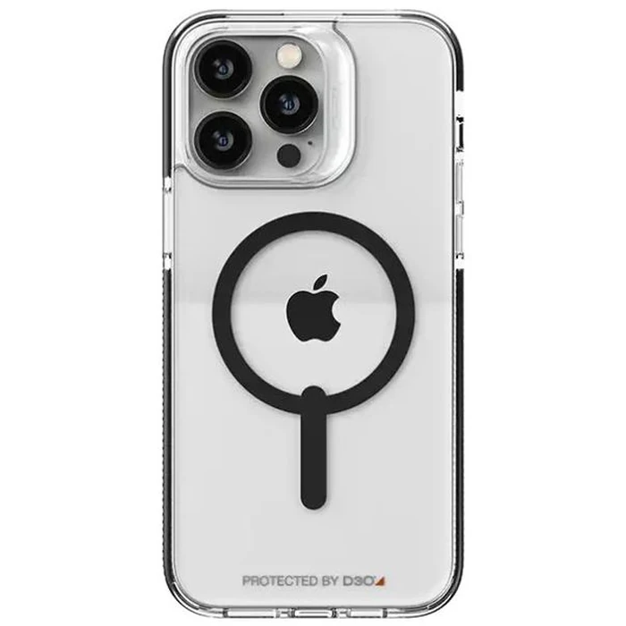 Zagg Gear4 Piccadilly Snap Phone Case with Magsafe for iPhone 14 Pro Max - Clear/Black by Zagg - Image 1