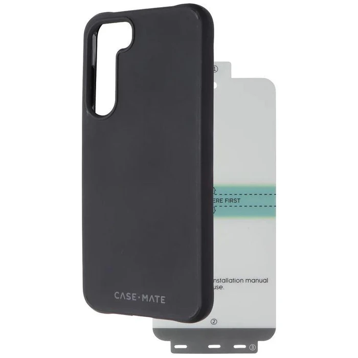 Case-Mate Protection Pack Phone Case & Screen Protector for Samsung Galaxy S23+ - Black by Case-Mate - Refurbished - Brand New condition - US$8.78