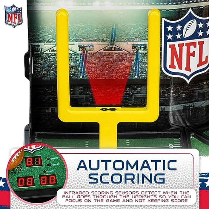 Franklin Sports Mini Football Field Goal Tabletop Game - Flying Field Goal Mini Football for Kids + Adults - Fun Indoor Sports Table Game for All Ages - Tabletop Toy by Franklin Sports - Image 3
