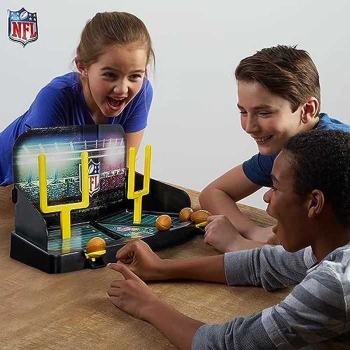 Franklin Sports Mini Football Field Goal Tabletop Game - Flying Field Goal Mini Football for Kids + Adults - Fun Indoor Sports Table Game for All Ages - Tabletop Toy by Franklin Sports - Image 4