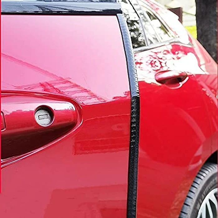 Goldwheel Edge Trim Black U-Channel Rubber Trim Edge with Steel 1/2" X 3/8" - Fit Gap 3/64" to1/4 Car Door Edge Sealing Strip PVC Weather Stripping with Metal, Metal Edge Protector, 28FT by GoldWheel - Image 7