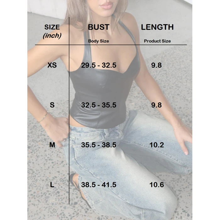 OZICERD Faux Leather Halter Going Out Crop Tops for Women Backless Sleeveless Club Rave Outfit Y2k Pleather Tank Top Cami Black S by OZICERD - Image 7