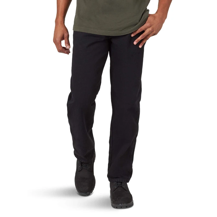 Classic Relaxed Fit, Black, 38W x 36L by Rustler - Image 1