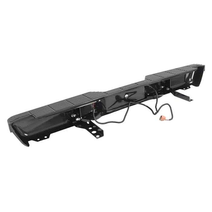 ALMULOO Rear Step Bumper Compatible with 1993-2011 Ford Ranger Fleetside/Styleside Supercrew Replacement for FO1102257 Rear Bumper Brackets & LED Lights w/o Parking Aid Sensor Holes by ALMULOO - Image 8