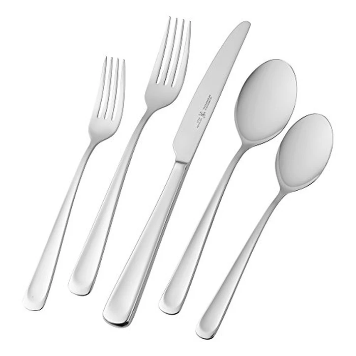 Henckels Silvano 45-pc 18/10 Stainless Steel Flatware Set by ZWILLING J.A. Henckels - Used - Acceptable condition - US$65.69