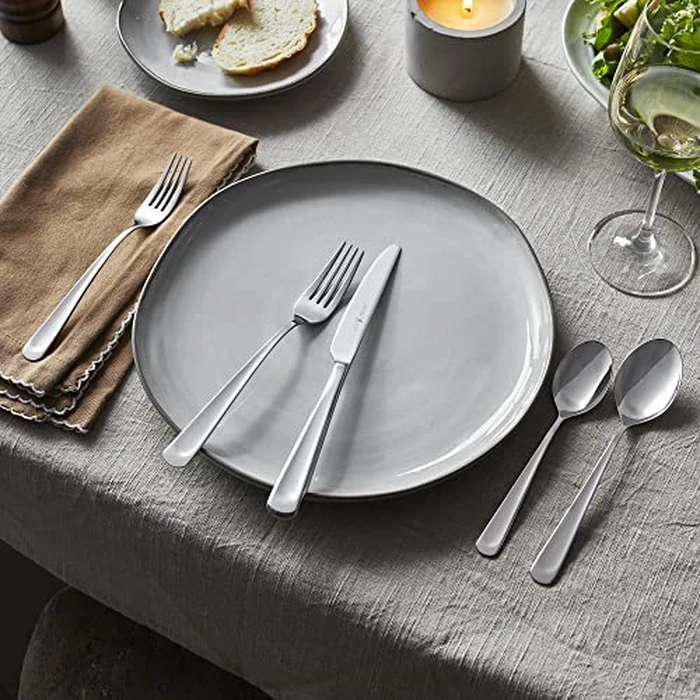 Henckels Silvano 45-pc 18/10 Stainless Steel Flatware Set by ZWILLING J.A. Henckels - Image 4