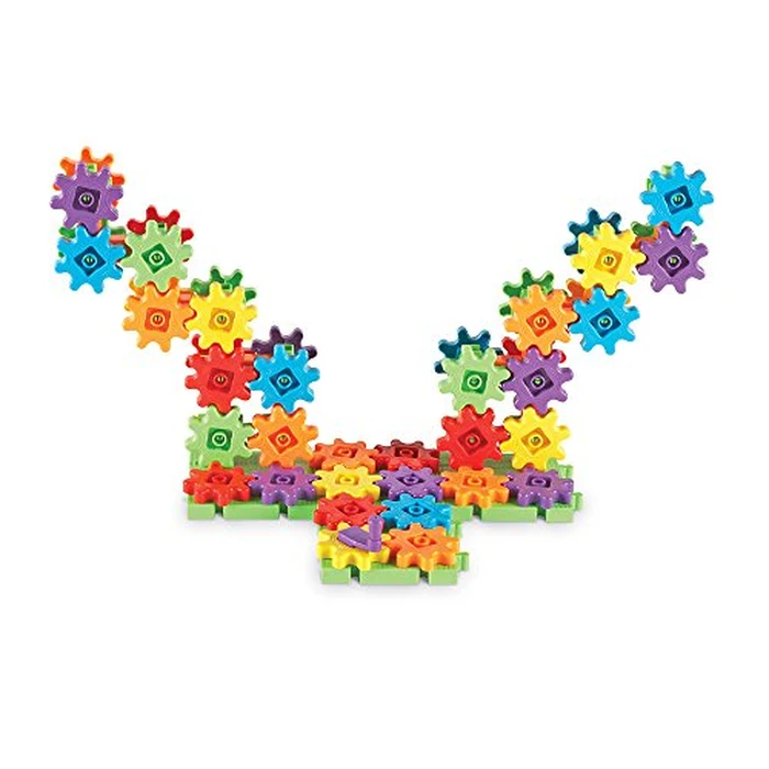Learning Resources Gears 100-Piece Deluxe Building Set -STEM Activities, Fine Motor Skills, Toddler Explorer Kit, Science and Construction, Boys and Girls Gifts by Learning Resources - Image 3