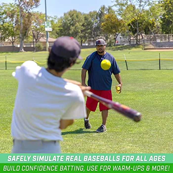 GoSports Foam Training Baseball 12 Pack - Regulation Size Foam Baseballs for Soft & Safe Throwing, Catching and Batting Practice by GoSports - Image 4