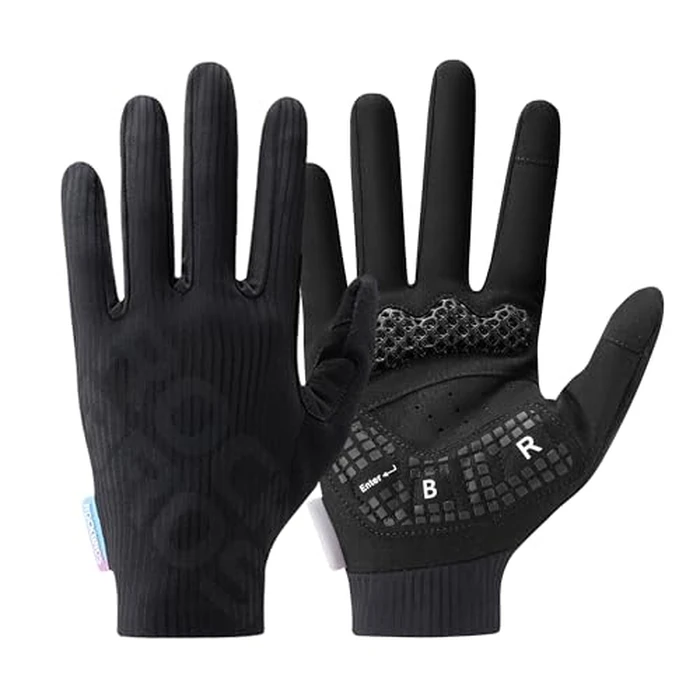 ROCKBROS Cycling Gloves for Men Women - 3D Padded Gel Breathable Biking Gloves, Touchscreen Compatible, Available in Half Finger & Full Finger for Outdoor Sports by ROCKBROS - Image 1