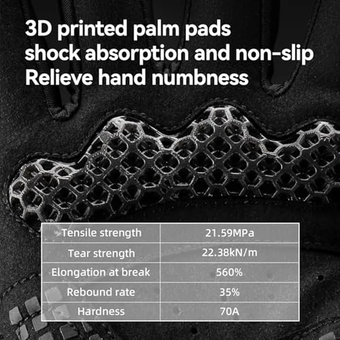 ROCKBROS Cycling Gloves for Men Women - 3D Padded Gel Breathable Biking Gloves, Touchscreen Compatible, Available in Half Finger & Full Finger for Outdoor Sports by ROCKBROS - Image 3