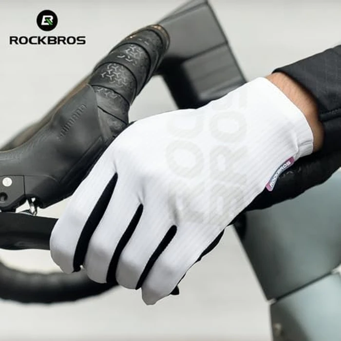 ROCKBROS Cycling Gloves for Men Women - 3D Padded Gel Breathable Biking Gloves, Touchscreen Compatible, Available in Half Finger & Full Finger for Outdoor Sports by ROCKBROS - Image 8