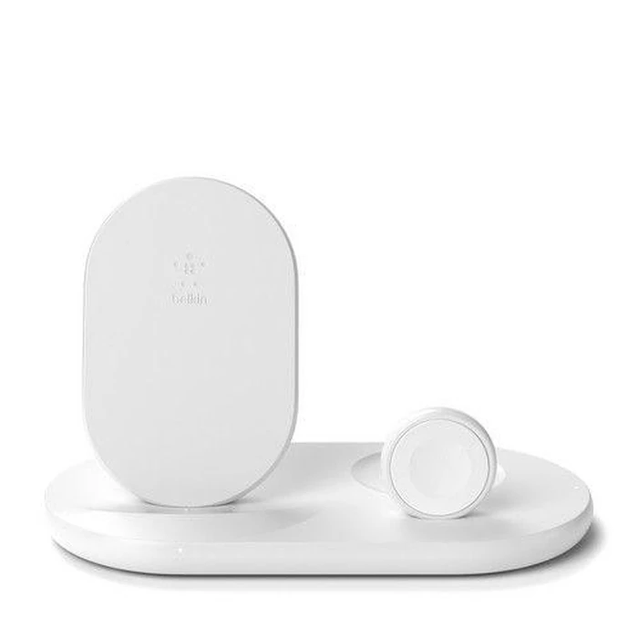 Belkin BoostCharge 3 in 1 Wireless Charger for Apple Devices - White by Belkin - Image 3