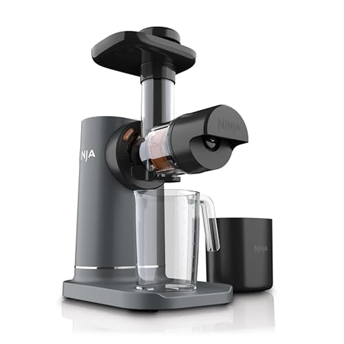 Ninja Cold Press Juicer, NeverClog Powerful Compact Slow Juicer with Total Pulp Control, XL Pulp Container and Juice Jug, Easy to Clean, JC151C (Canadian Version) by Ninja - Used - Very Good condition - CA$126.88