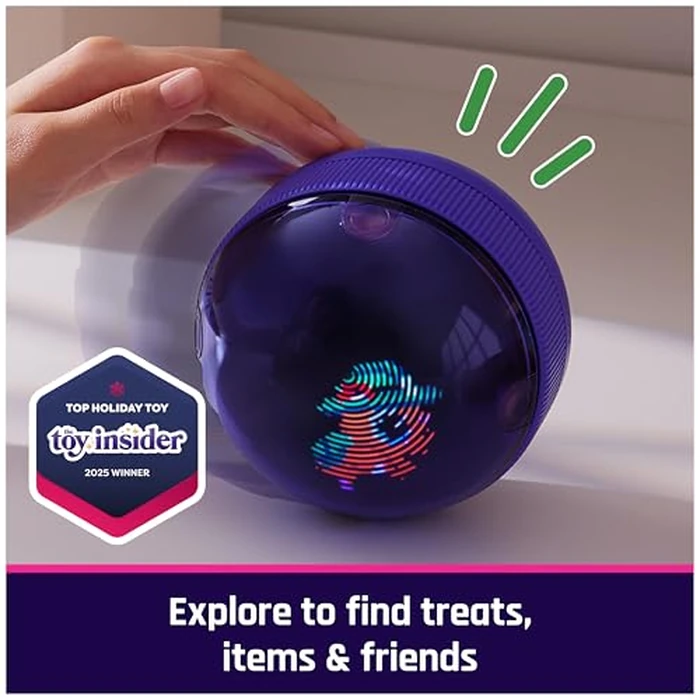 BITZEE, Hamster Ball Interactive Toy Hamster with Over 20 Hamsters Inside, Rolls & Reacts to Touch, Digital Pet Girls Toys & Boys Toys for Ages 5 and up by BITZEE - Image 3