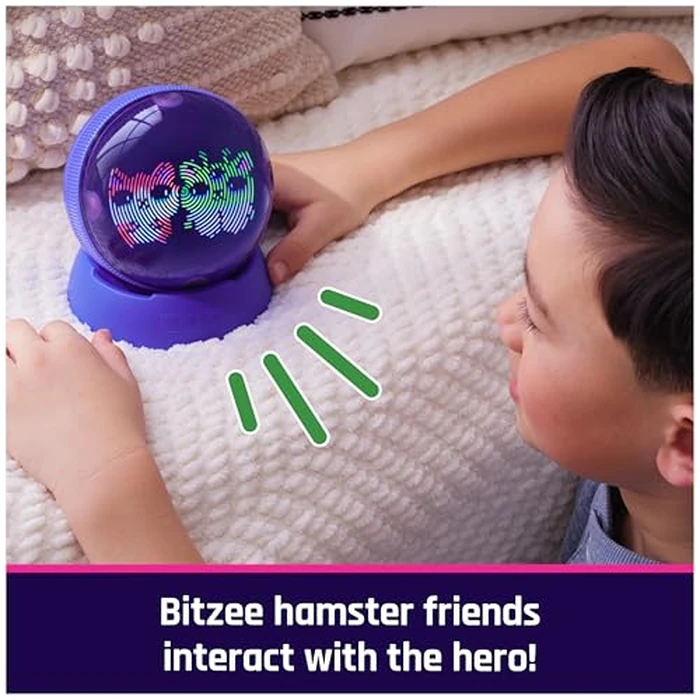 BITZEE, Hamster Ball Interactive Toy Hamster with Over 20 Hamsters Inside, Rolls & Reacts to Touch, Digital Pet Girls Toys & Boys Toys for Ages 5 and up by BITZEE - Image 5