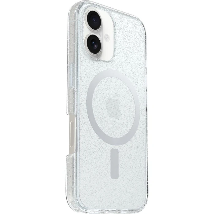 OtterBox Symmetry Series Clear Phone Case with MagSafe for iPhone 16 - Stardust 3.0 (Clear) by OtterBox - Image 3