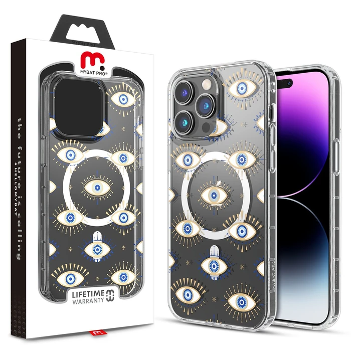 MyBat Pro Mood Series Phone Case with MagSafe for iPhone 14 Pro Max - Evil Eye - Brand New by MyBat Pro - Refurbished - Brand New condition - US$13.43