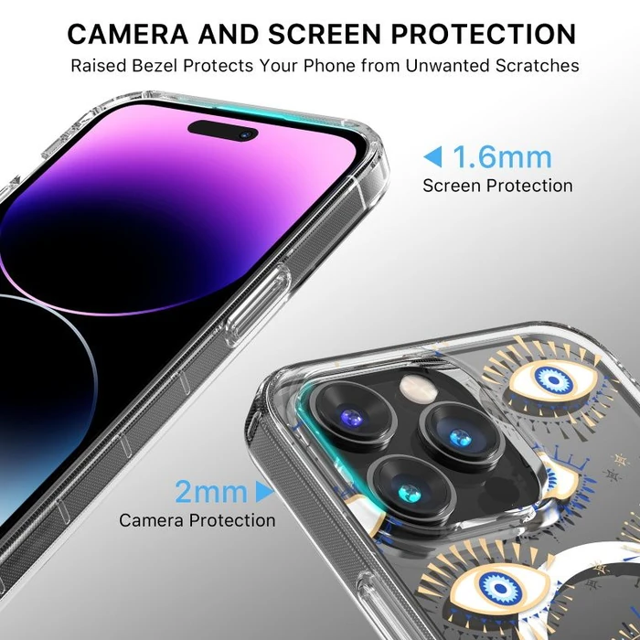 MyBat Pro Mood Series Phone Case with MagSafe for iPhone 14 Pro Max - Evil Eye - Brand New by MyBat Pro - Image 4