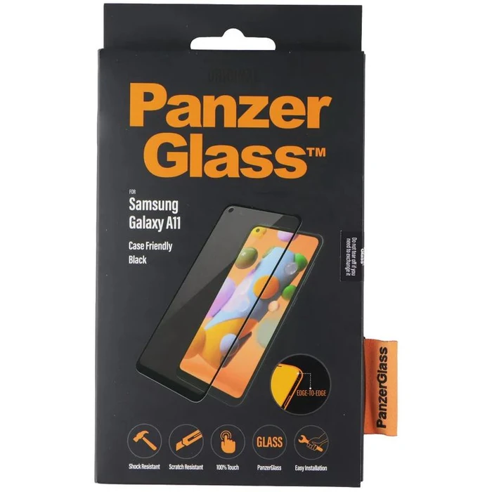 PanzerGlass Edge-to-Edge Screen Protector for Samsung Galaxy A11 - Clear/Black by PanzerGlass - Image 2