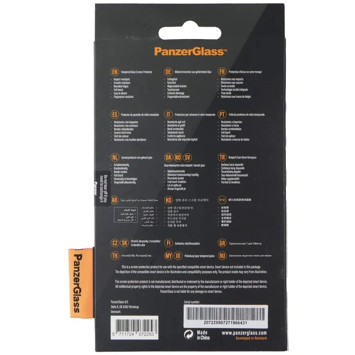 PanzerGlass Edge-to-Edge Screen Protector for Samsung Galaxy A11 - Clear/Black by PanzerGlass - Image 3