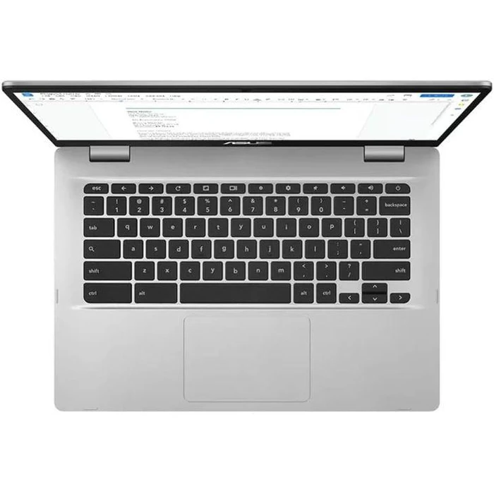 ASUS Chromebook C424MA Laptop 14" - Silver - Intel Celeron N4020 1.1GHz - 4GB RAM - 128GB by ASUS - Image 2