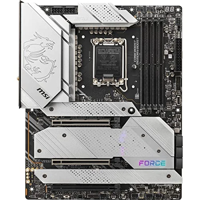 MSI Z690 Force WiFi Gaming Motherboard (ATX, 12th Gen Intel Core, LGA 1700 Socket, DDR5, PCIe 4, CFX, M.2 Slots, Wi-Fi 6E) by msi - Image 1