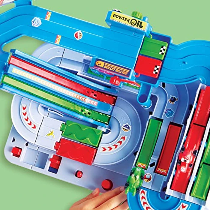 EPOCH Games Mario Kart(TM) Racing Deluxe - Super Mario Vehicle Obstacle Course with Mario and Luigi Figures - Perfect Action Tabletop Game for Ages 5+ by EPOCH Games - Image 5